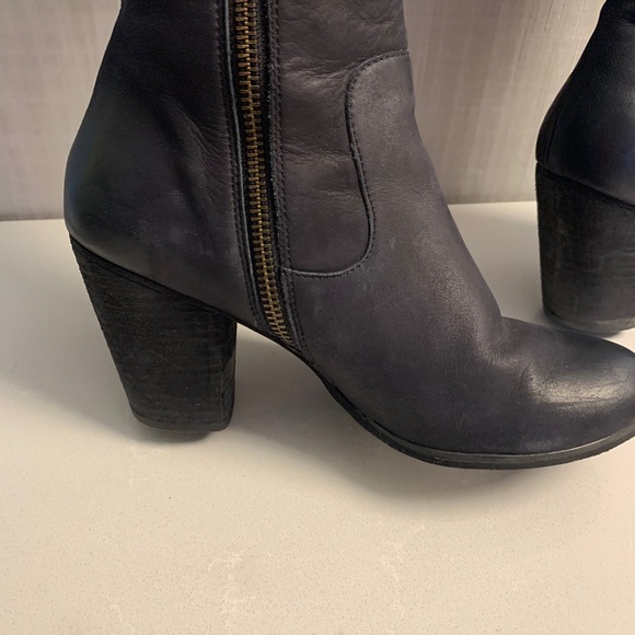 BP Nordsrtrom Transit Tall Black Leather Boot 6.5 - Picture 5 of 6